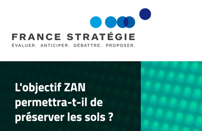 Webconférence sur le ZAN proposée par France Stratégie
